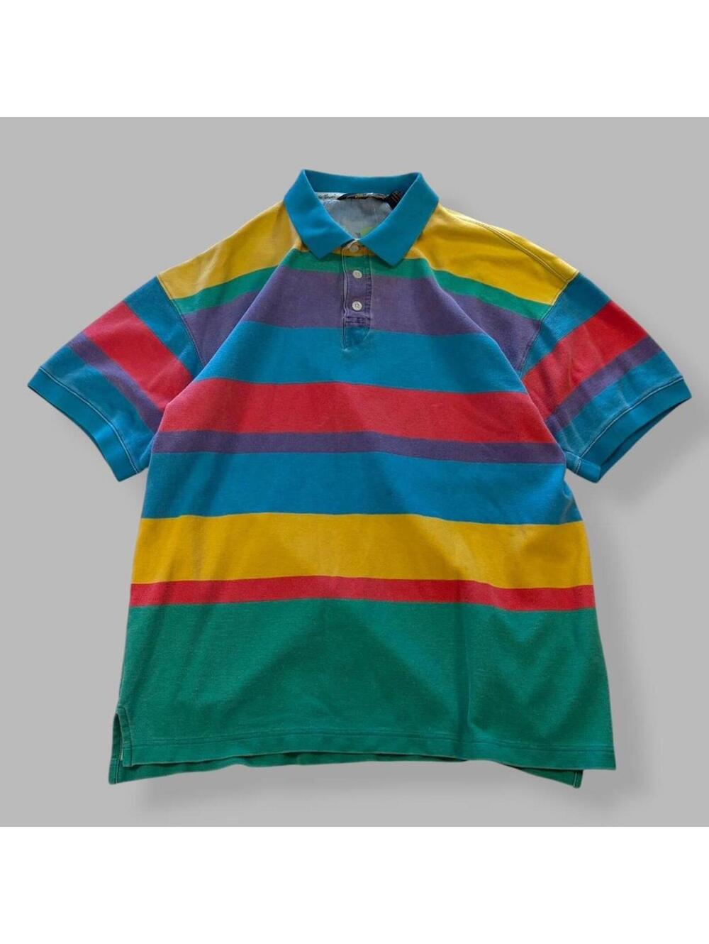 Vintage Eddie Bauer Striped Polo